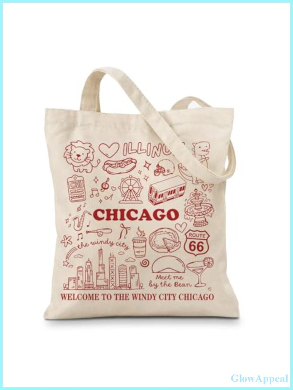 Canvas Travel Tote Bag Heavy Duty Reusable Shoulder Bag Beach Shopping